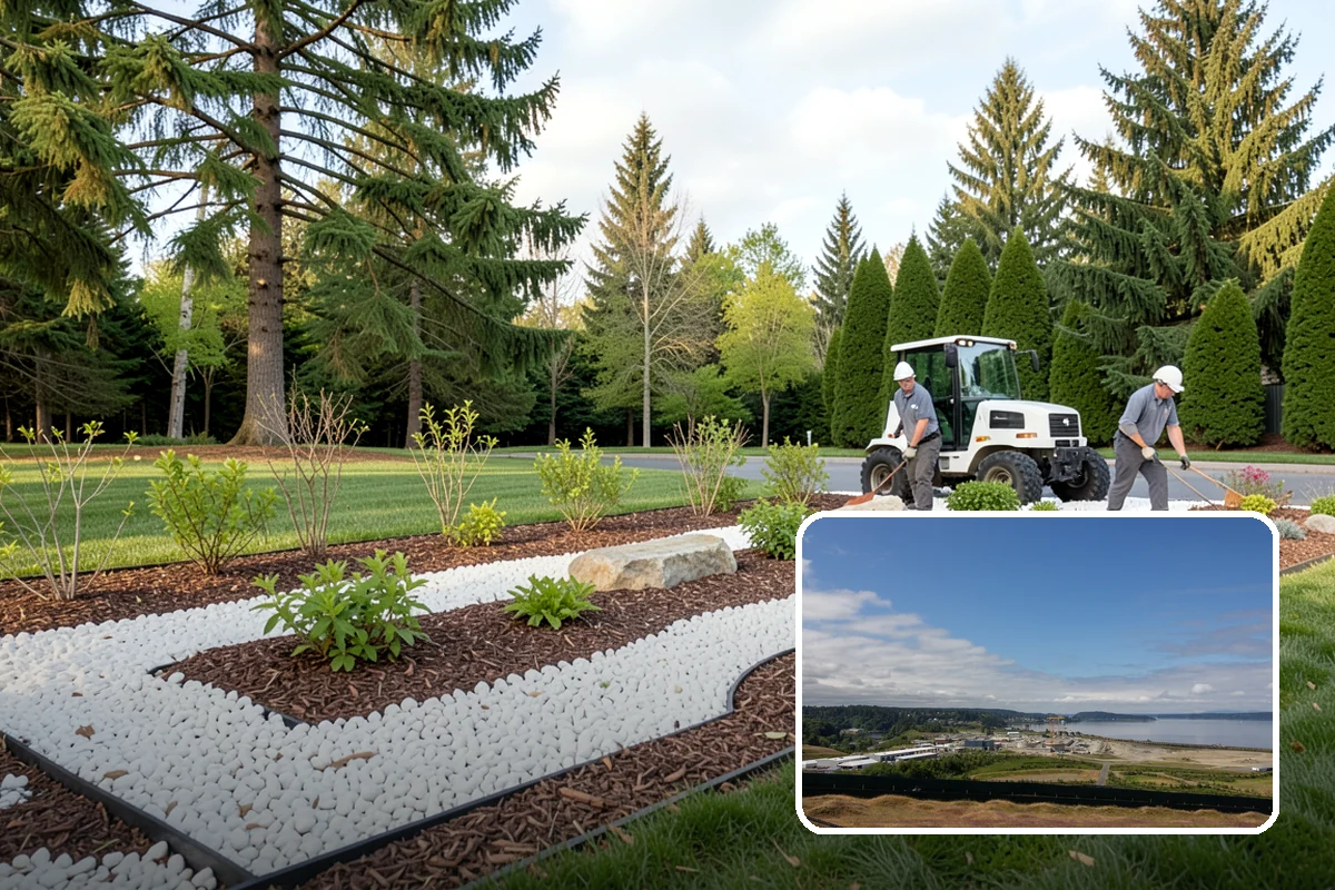 Raised Garden Bed Construction in University Place, Pierce County, WA - Better drainage and earlier-warming soil