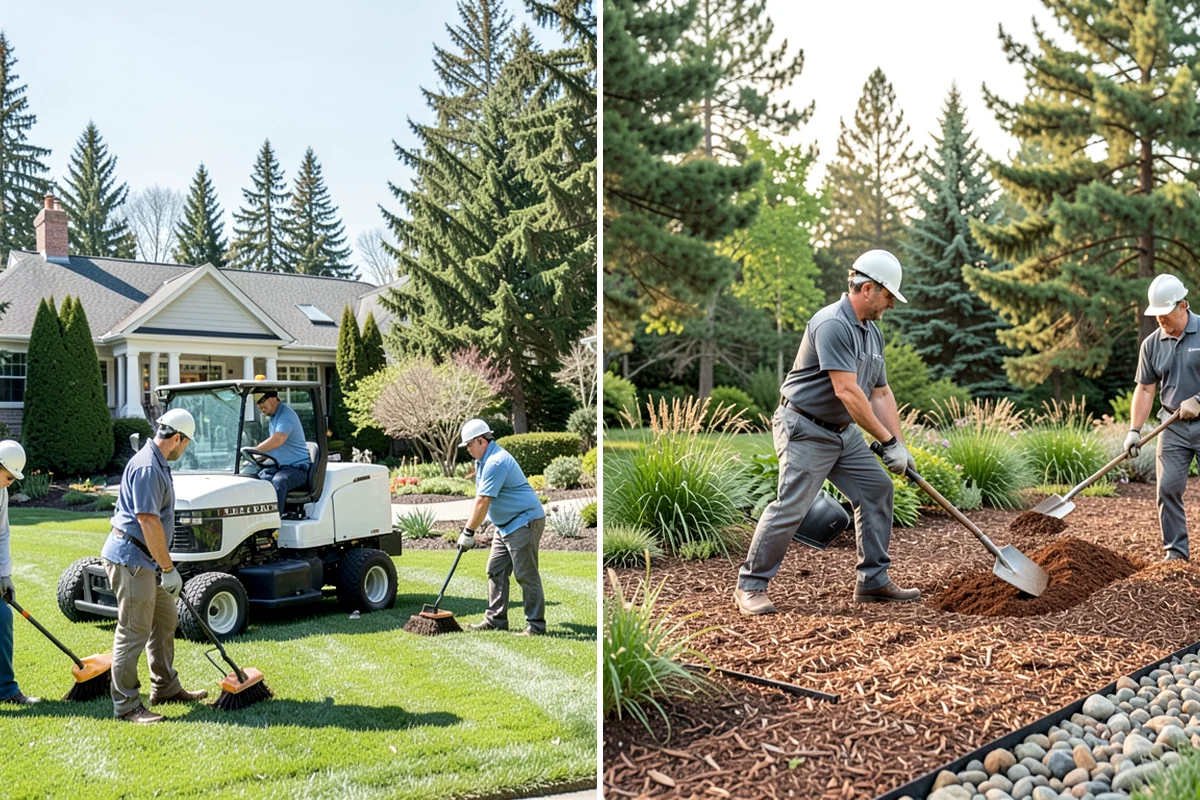 Retail Landscape Maintenance in Arlington, Snohomish County, WA - Evaluate the center's entrances, islands, and pedestrian routes
