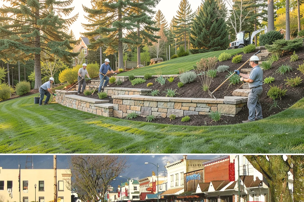 Retail Landscape Maintenance in Arlington, Snohomish County, WA - Maintained year-round, with heavier bed and turf work in the growing season and winter emphasis on leaf removal, moss, and safe...