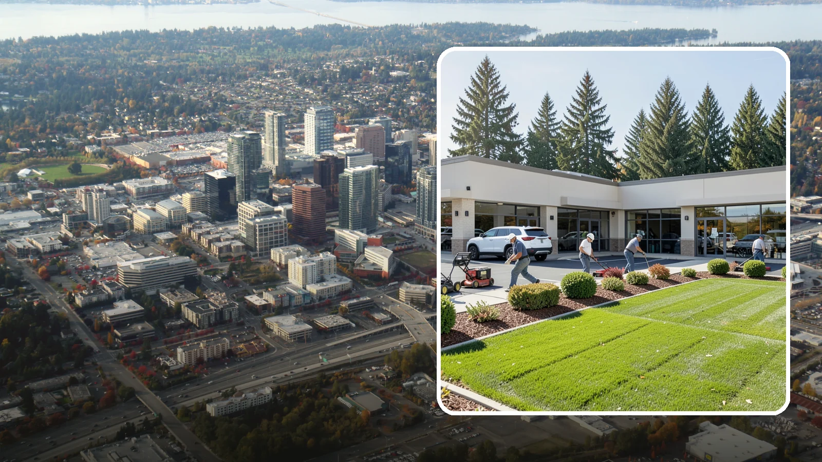 Retail Landscape Maintenance in Bellevue, King County, WA - Storefront and shopping-center grounds care that keeps retail properties inviting, clean, and traffic-ready for shoppers.