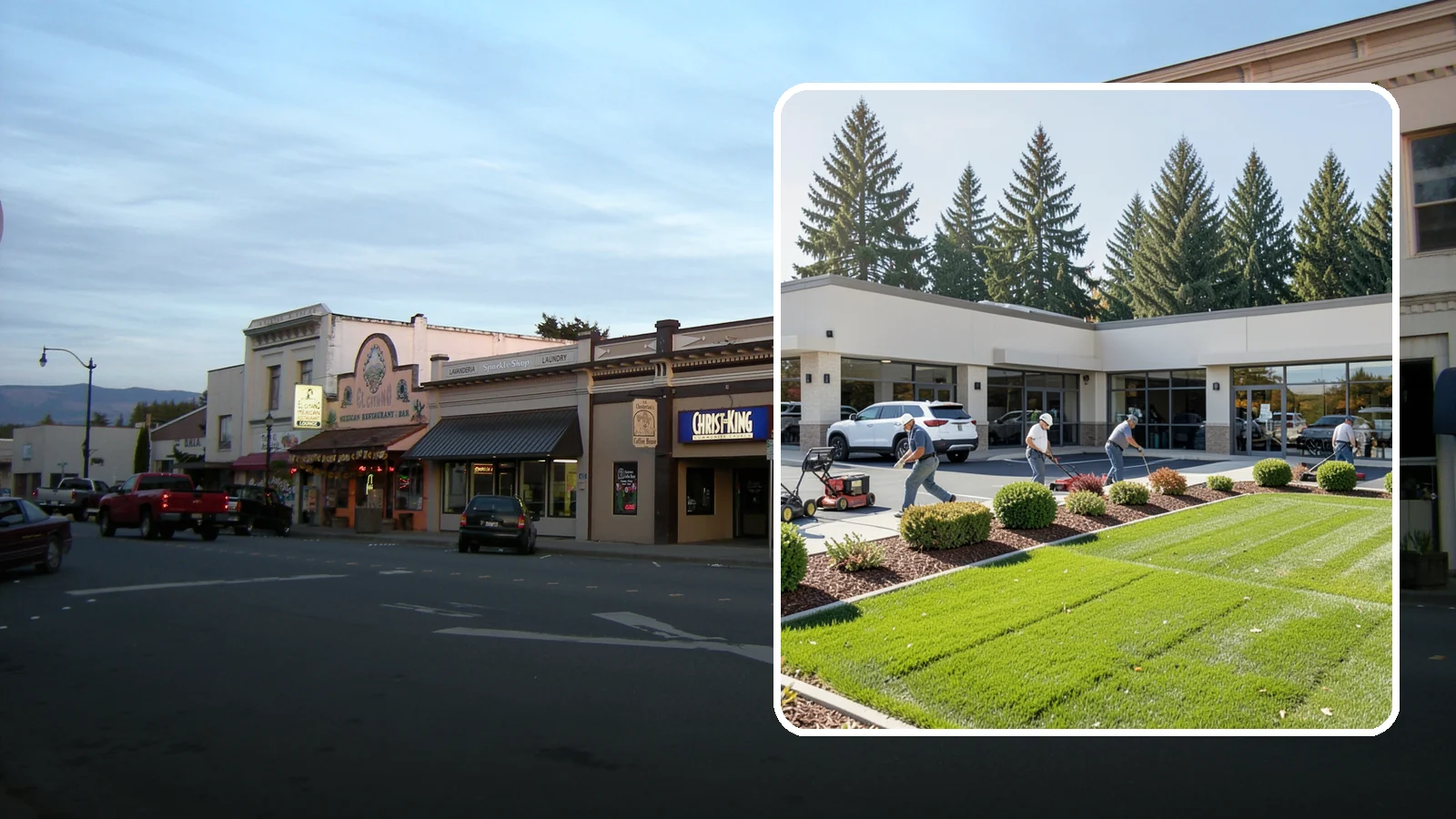 Retail Landscape Maintenance in Burlington, Skagit County, WA - Storefront and shopping-center grounds care that keeps retail properties inviting, clean, and traffic-ready for shoppers.