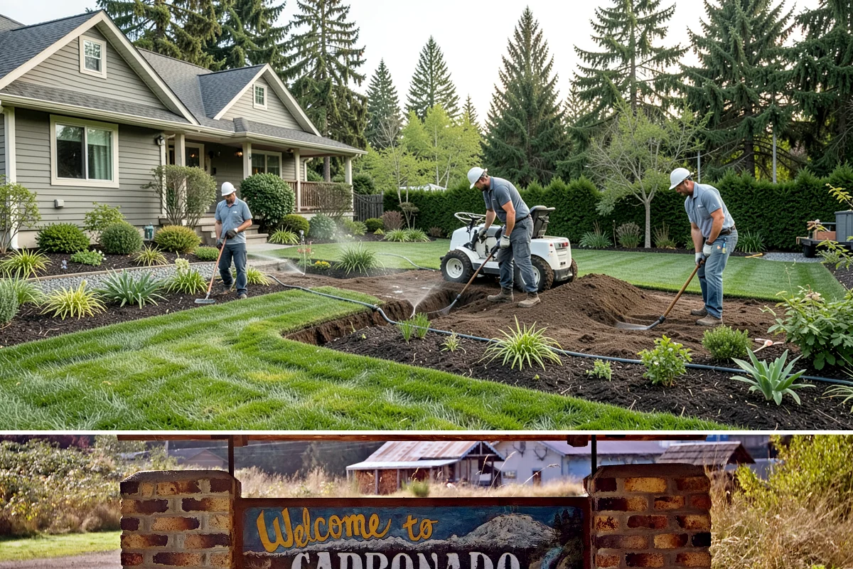 Retail Landscape Maintenance in Carbonado, Pierce County, WA - Maintained year-round, with heavier bed and turf work in the growing season and winter emphasis on leaf removal, moss, and safe...