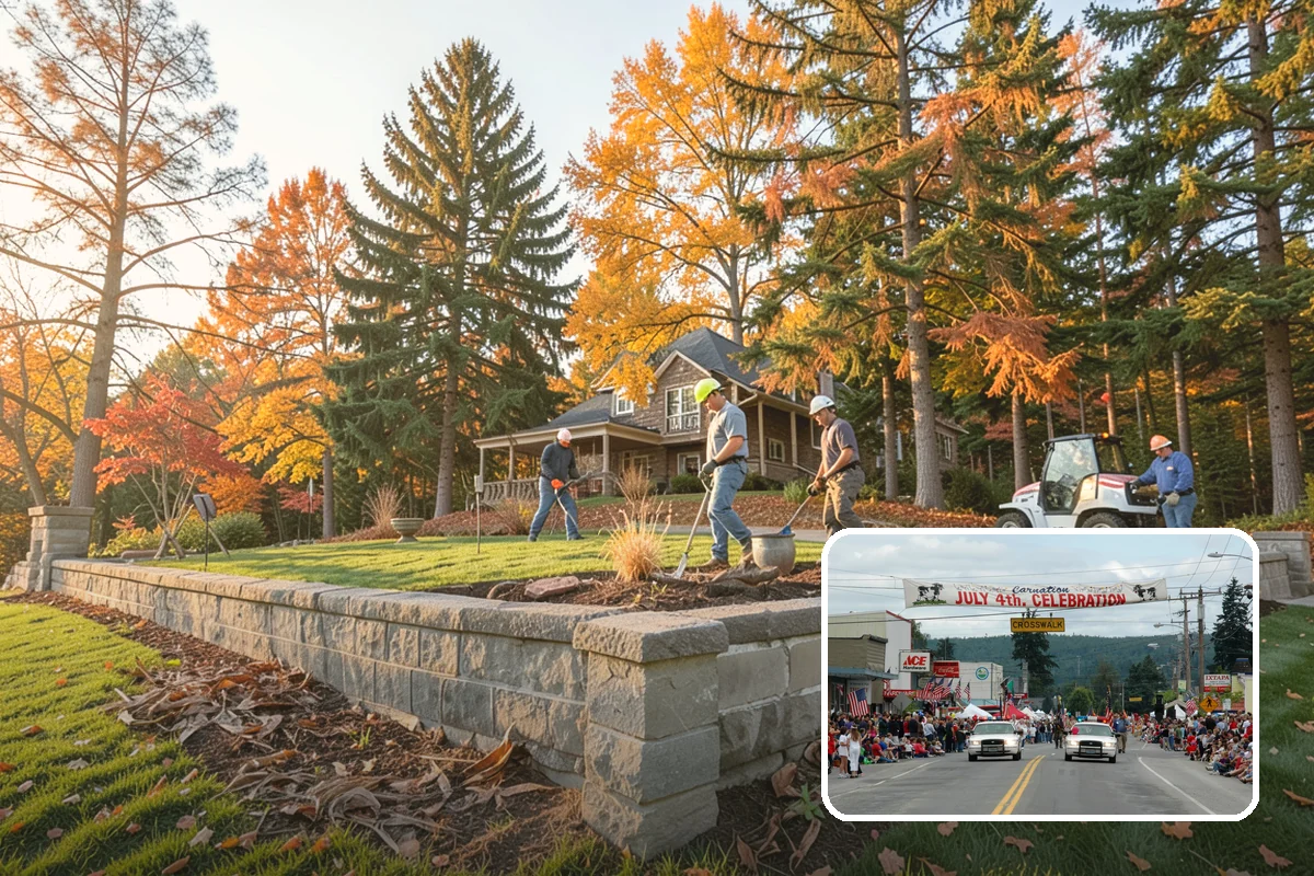 Retail Landscape Maintenance in Carnation, King County, WA - Inviting storefronts that draw and hold foot traffic