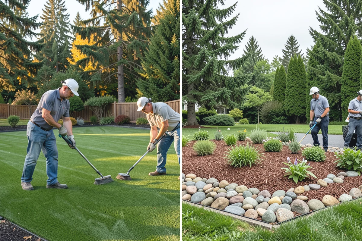 Retail Landscape Maintenance in Coupeville, Island County, WA - Evaluate the center's entrances, islands, and pedestrian routes