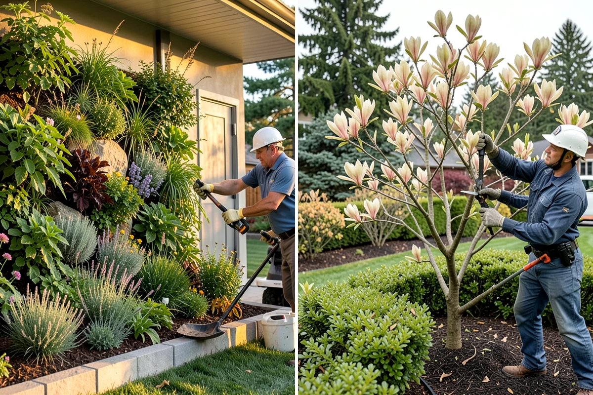 Retail Landscape Maintenance in Enumclaw, King County, WA - Evaluate the center's entrances, islands, and pedestrian routes