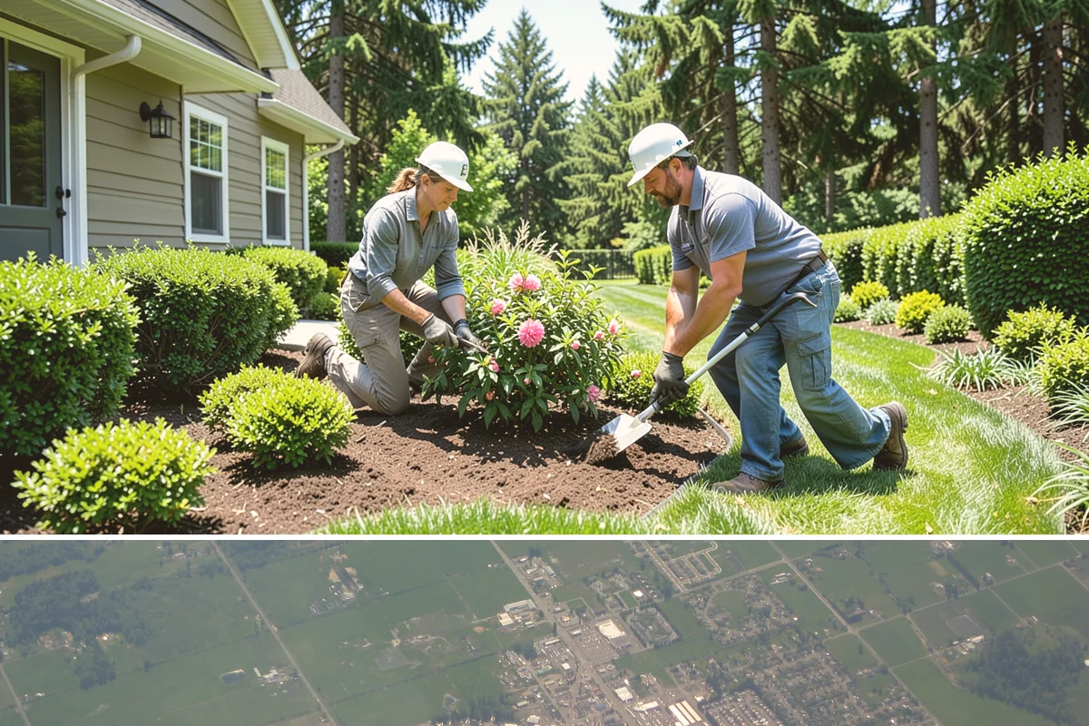 Retail Landscape Maintenance in Enumclaw, King County, WA - Maintained year-round, with heavier bed and turf work in the growing season and winter emphasis on leaf removal, moss, and safe...