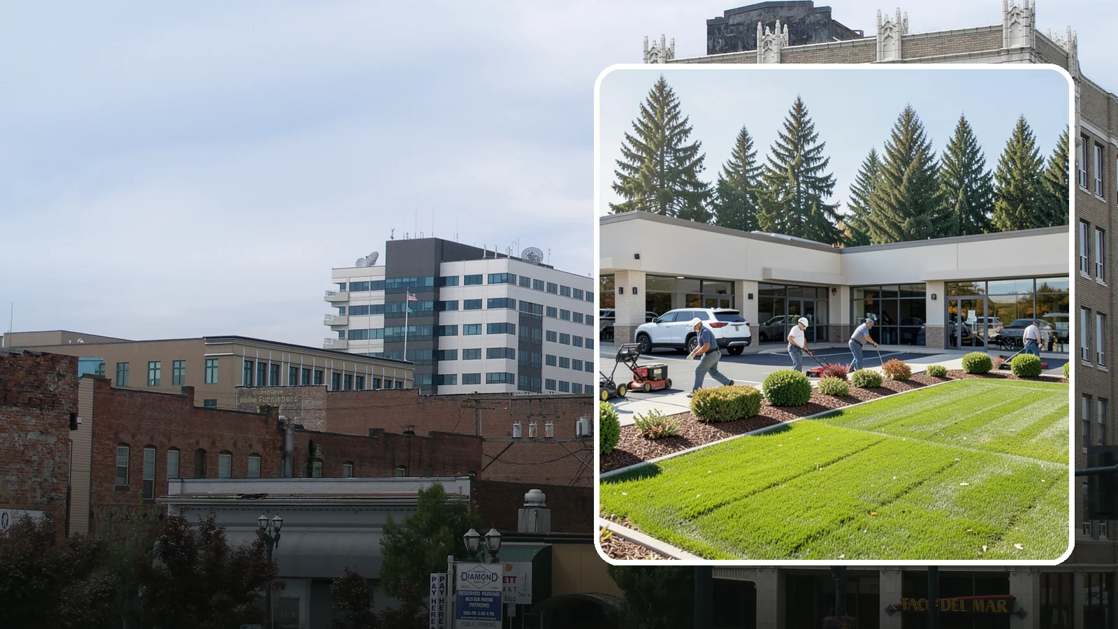 Retail Landscape Maintenance in Everett, Snohomish County, WA - Storefront and shopping-center grounds care that keeps retail properties inviting, clean, and traffic-ready for shoppers.