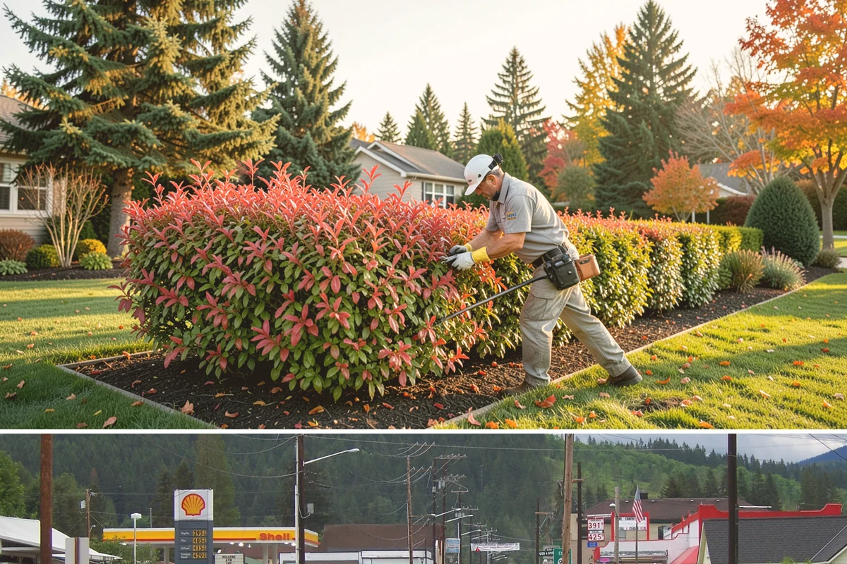 Retail Landscape Maintenance in Granite Falls, Snohomish County, WA - Maintained year-round, with heavier bed and turf work in the growing season and winter emphasis on leaf removal, moss, and safe...
