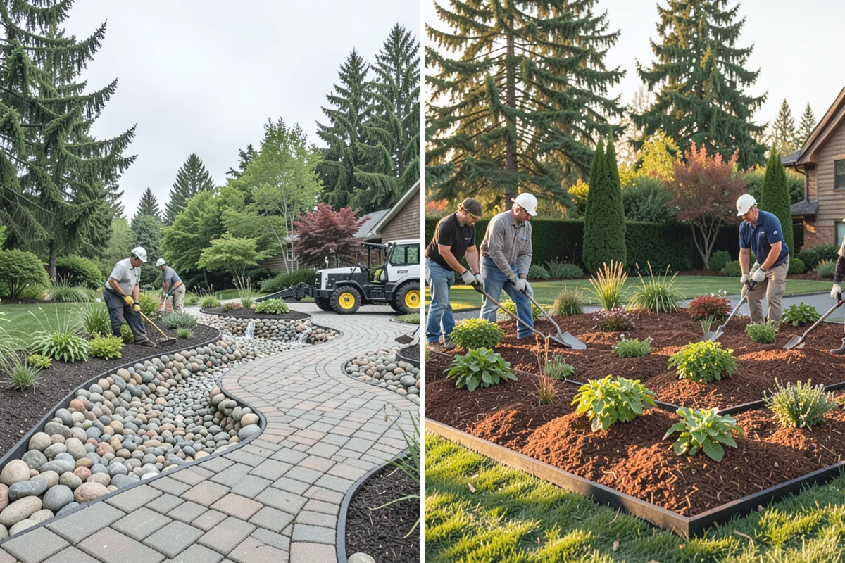 Retail Landscape Maintenance in Hamilton, Skagit County, WA - Evaluate the center's entrances, islands, and pedestrian routes