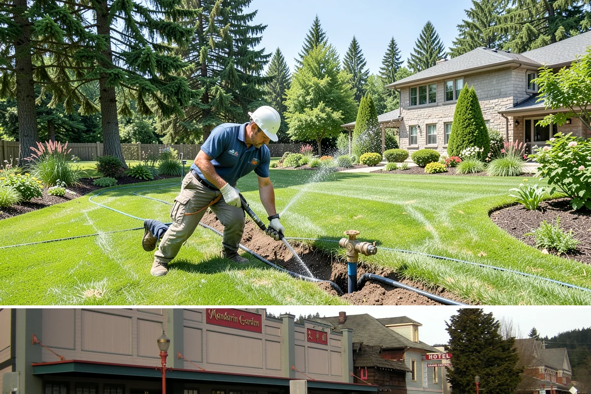 Retail Landscape Maintenance in Issaquah, King County, WA - Maintained year-round, with heavier bed and turf work in the growing season and winter emphasis on leaf removal, moss, and safe...
