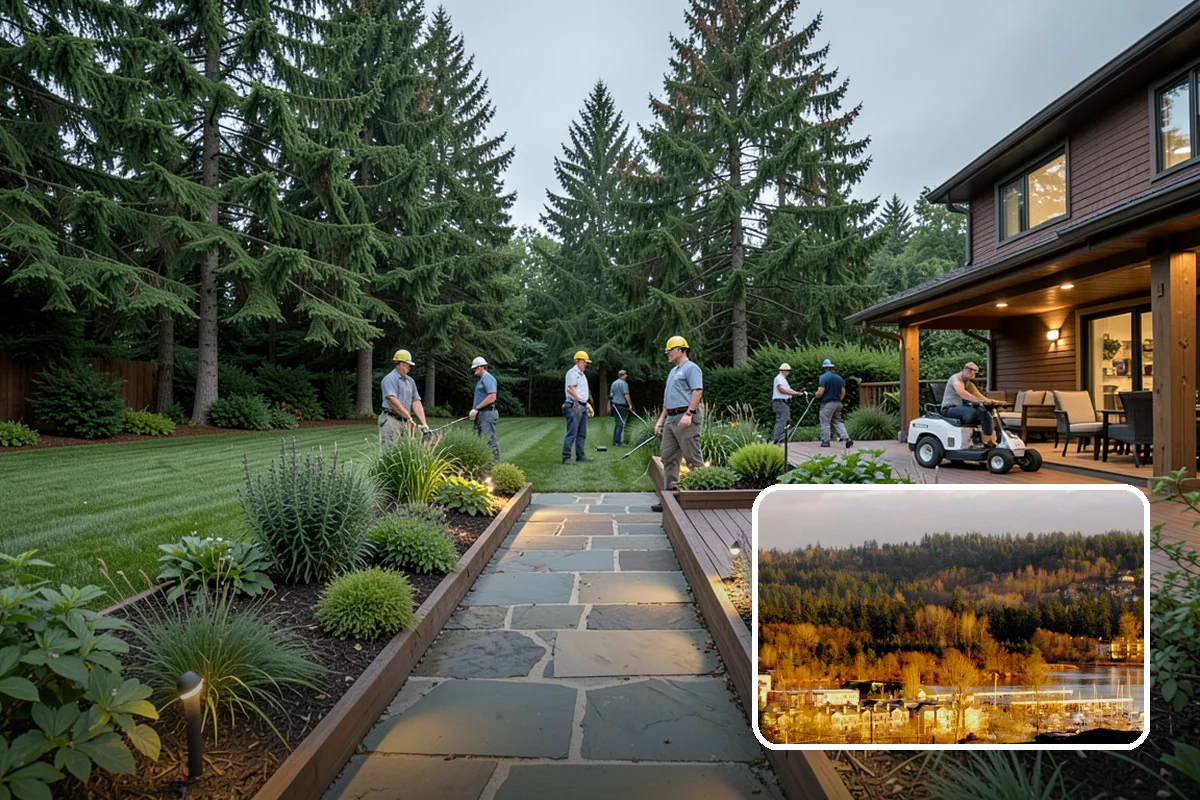 Retail Landscape Maintenance in Kenmore, King County, WA - Inviting storefronts that draw and hold foot traffic