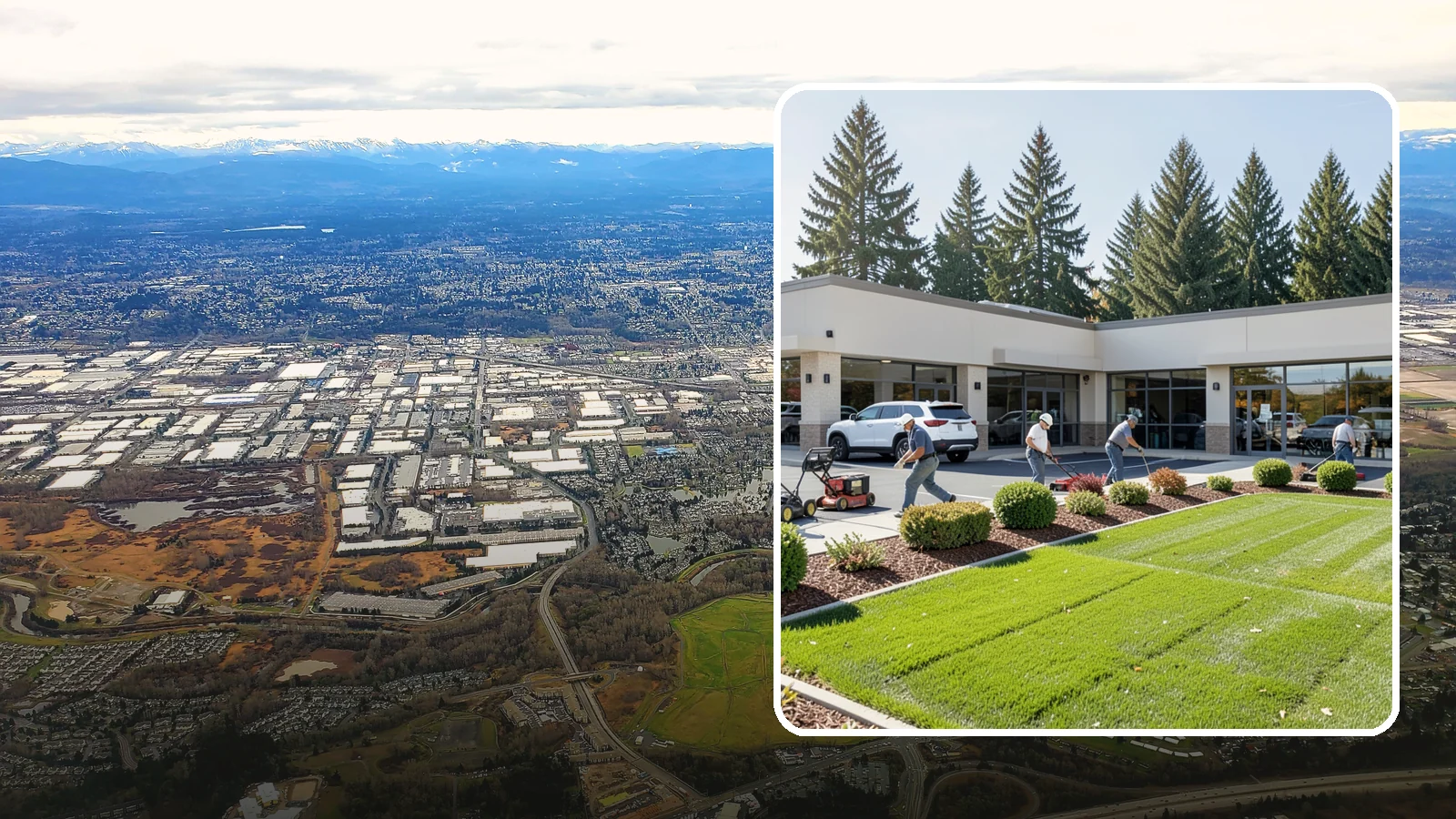 Retail Landscape Maintenance in Kent, King County, WA - Storefront and shopping-center grounds care that keeps retail properties inviting, clean, and traffic-ready for shoppers.
