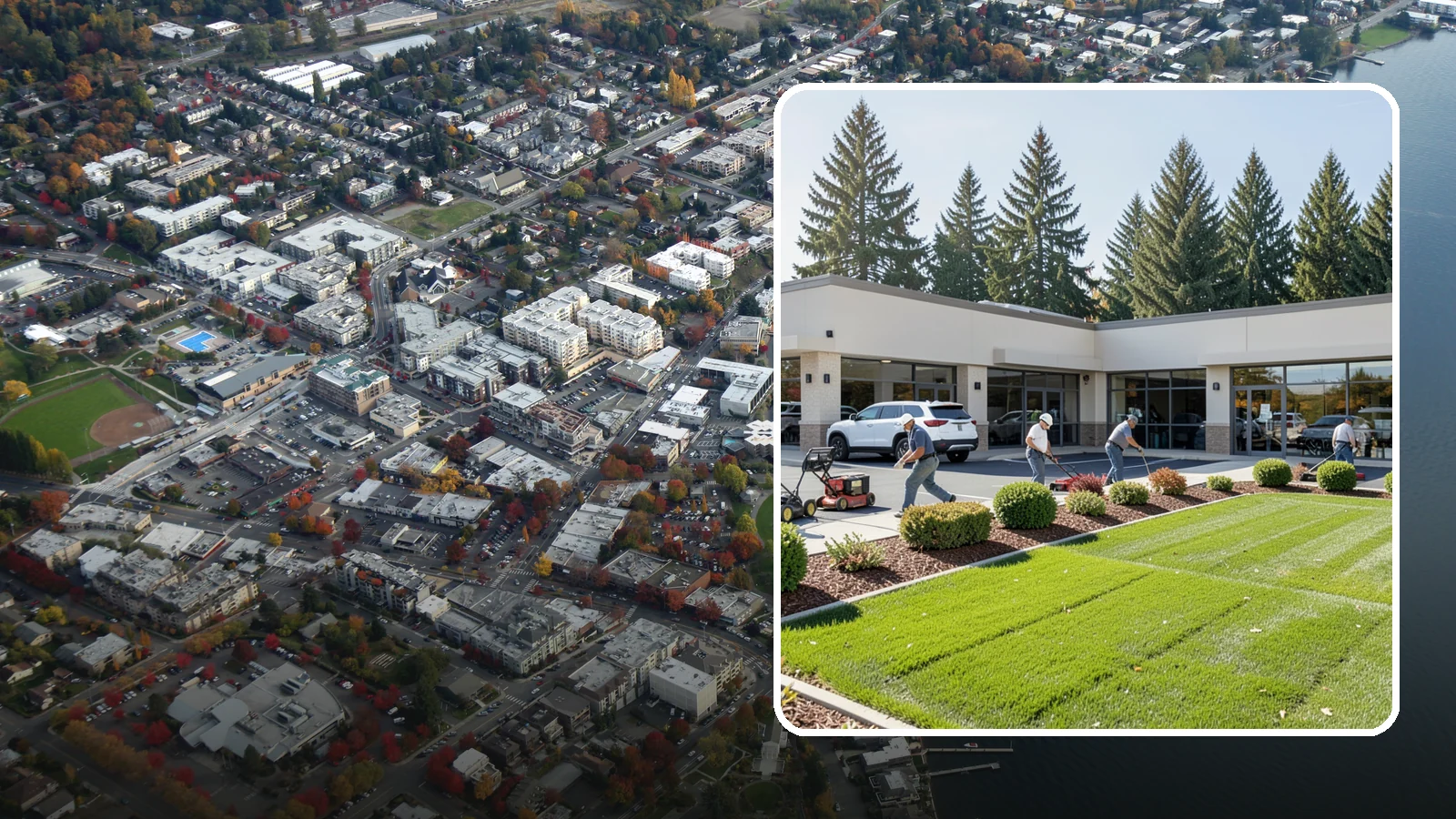Retail Landscape Maintenance in Kirkland, King County, WA - Storefront and shopping-center grounds care that keeps retail properties inviting, clean, and traffic-ready for shoppers.