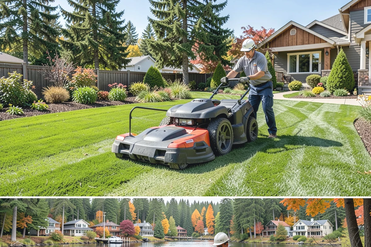 Retail Landscape Maintenance in La Conner, Skagit County, WA - Maintained year-round, with heavier bed and turf work in the growing season and winter emphasis on leaf removal, moss, and safe...