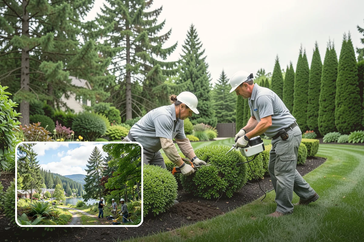 Retail Landscape Maintenance in Lake Forest Park, King County, WA - Inviting storefronts that draw and hold foot traffic