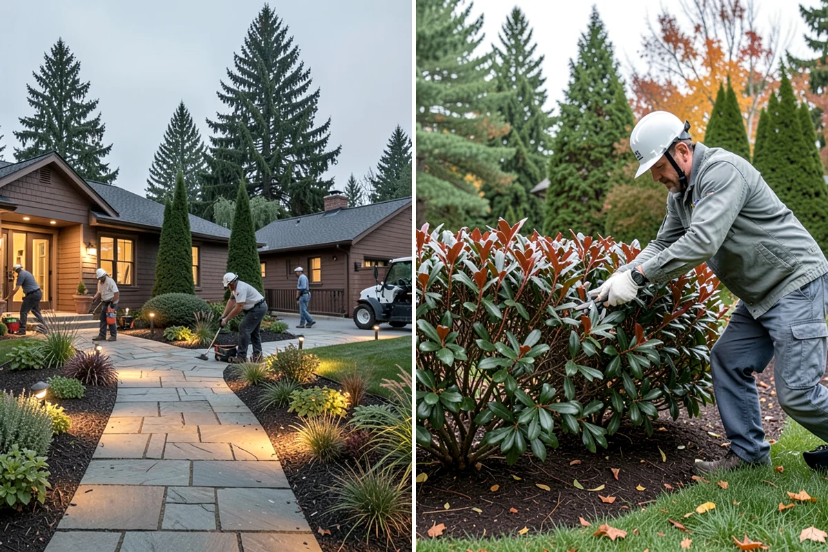 Retail Landscape Maintenance in Lakewood, Pierce County, WA - Evaluate the center's entrances, islands, and pedestrian routes