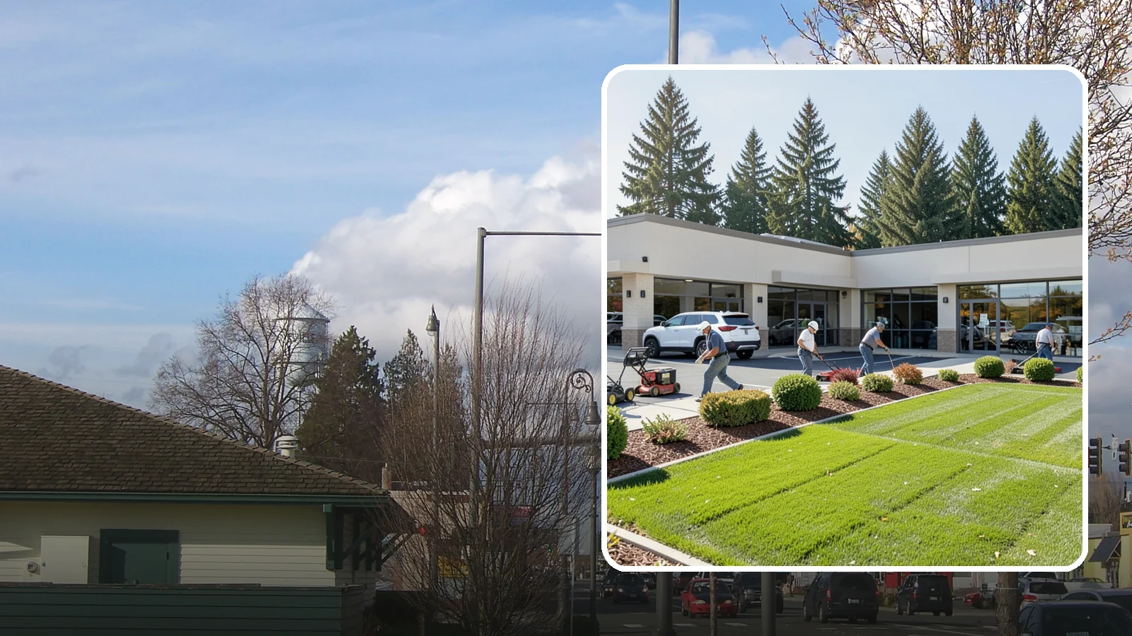 Retail Landscape Maintenance in Marysville, Snohomish County, WA - Storefront and shopping-center grounds care that keeps retail properties inviting, clean, and traffic-ready for shoppers.