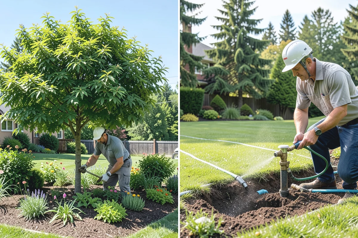 Retail Landscape Maintenance in Marysville, Snohomish County, WA - Evaluate the center's entrances, islands, and pedestrian routes