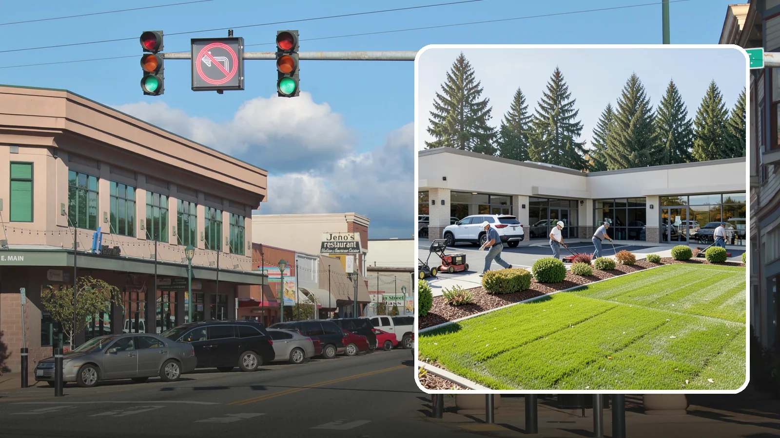 Retail Landscape Maintenance in Monroe, Snohomish County, WA - Storefront and shopping-center grounds care that keeps retail properties inviting, clean, and traffic-ready for shoppers.