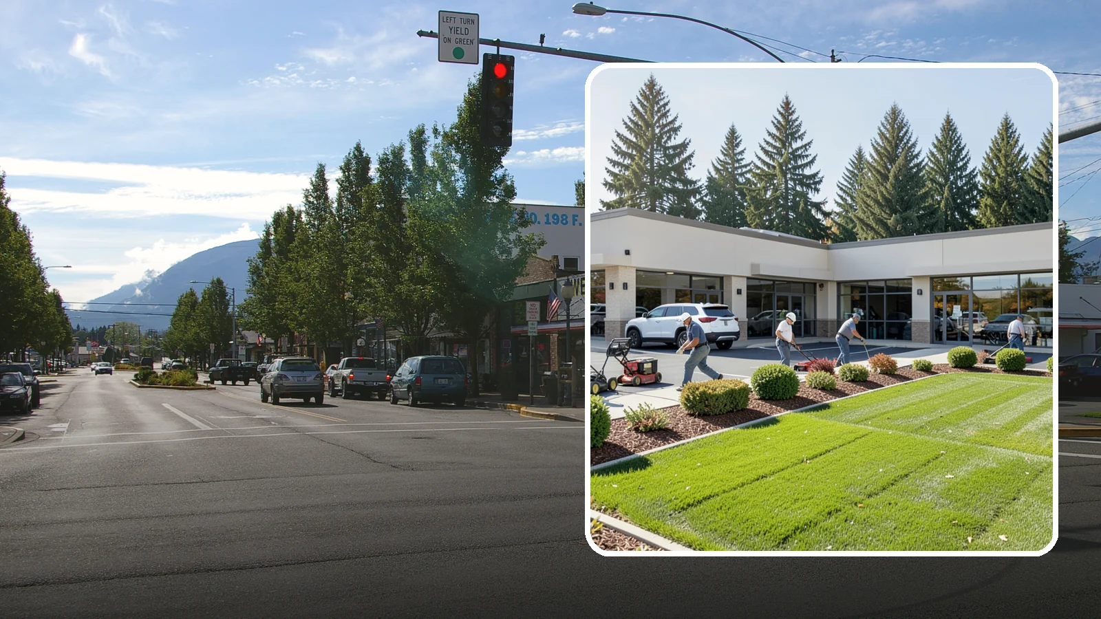 Retail Landscape Maintenance in North Bend, King County, WA - Storefront and shopping-center grounds care that keeps retail properties inviting, clean, and traffic-ready for shoppers.