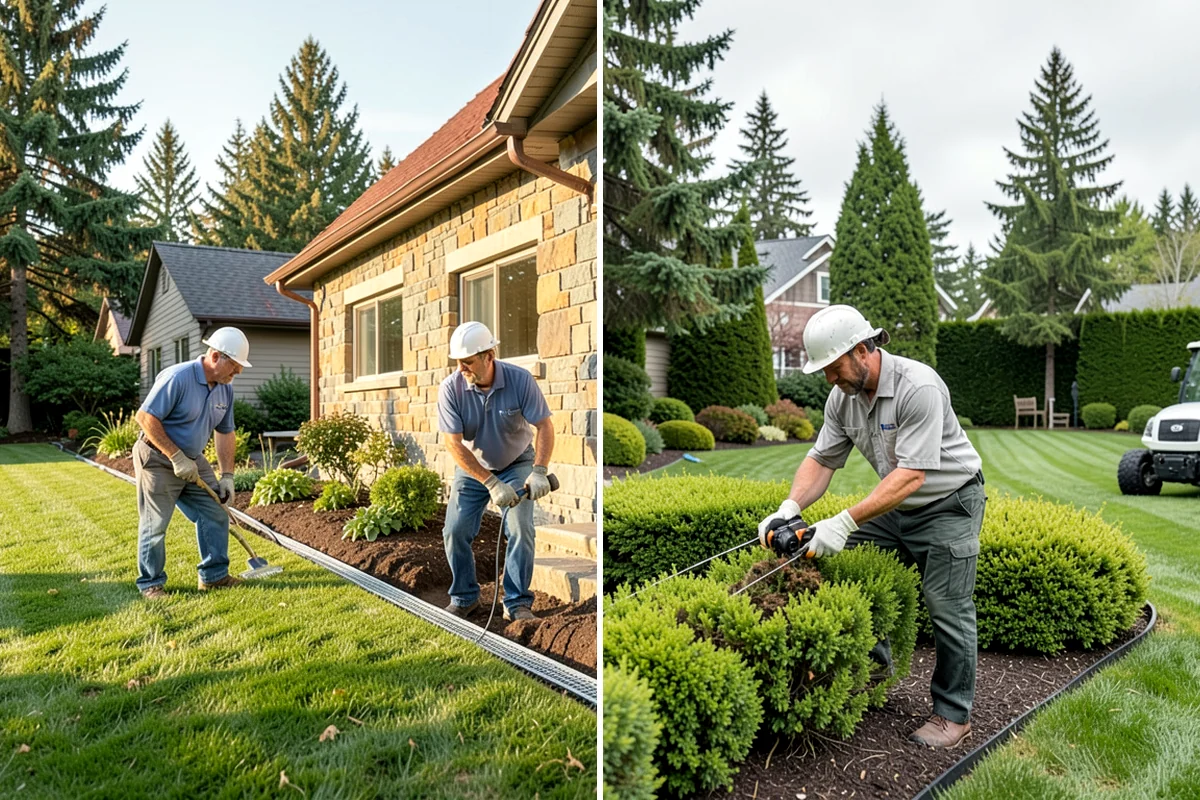 Retail Landscape Maintenance in Pacific, King County, WA - Evaluate the center's entrances, islands, and pedestrian routes