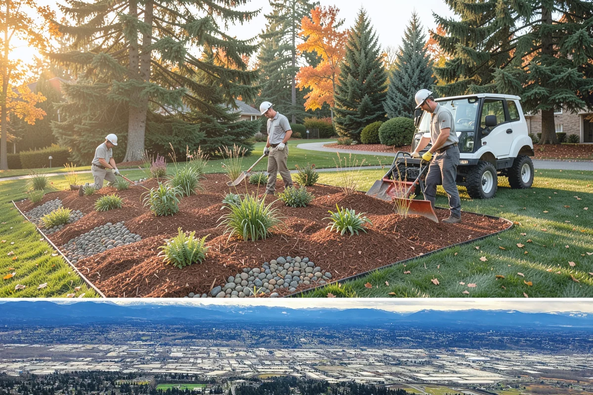 Retail Landscape Maintenance in SeaTac, King County, WA - Maintained year-round, with heavier bed and turf work in the growing season and winter emphasis on leaf removal, moss, and safe...