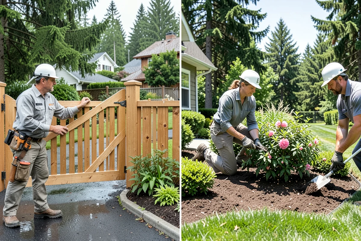 Retail Landscape Maintenance in Seattle, King County, WA - Evaluate the center's entrances, islands, and pedestrian routes