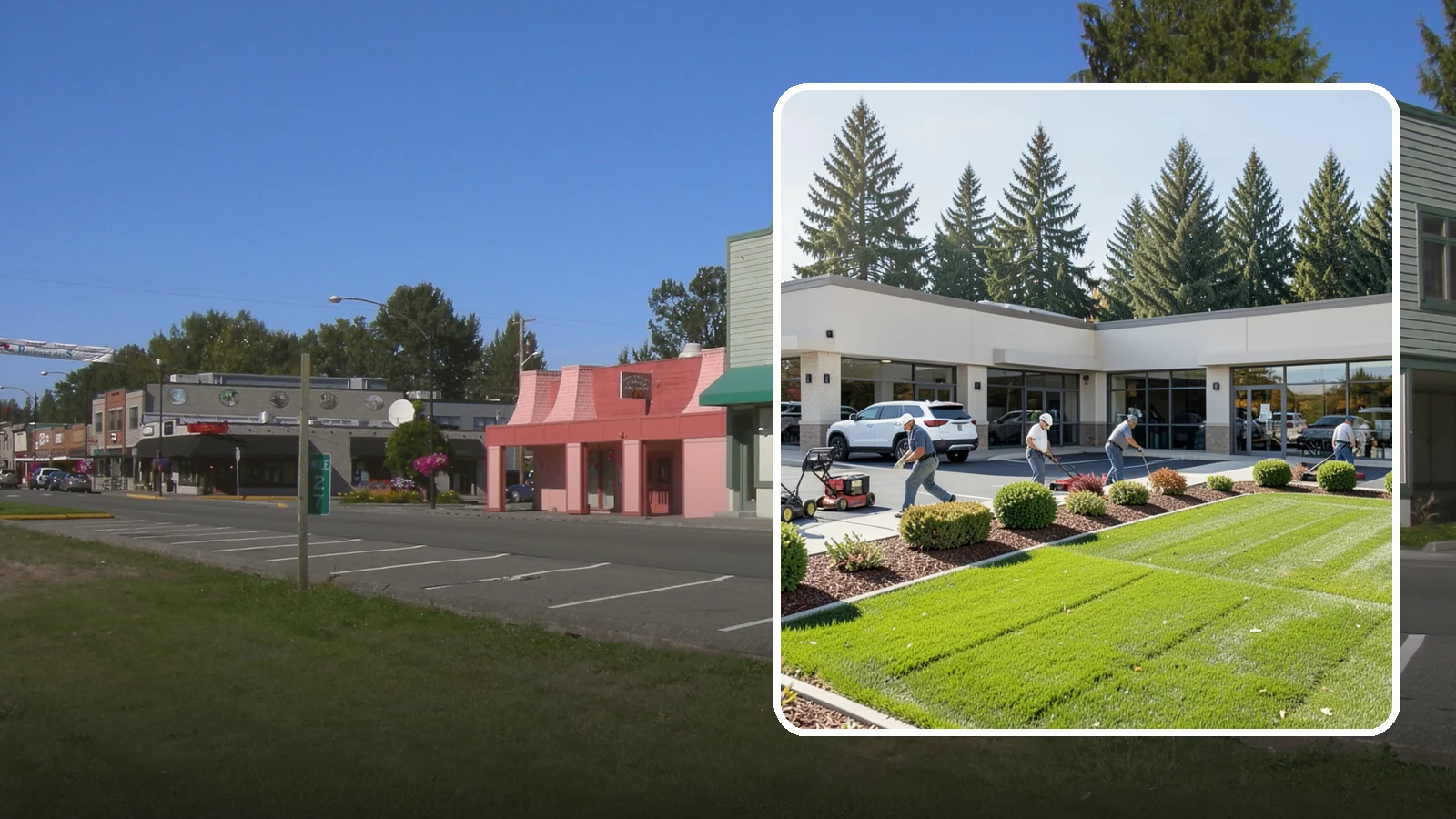 Retail Landscape Maintenance in Snoqualmie, King County, WA - Storefront and shopping-center grounds care that keeps retail properties inviting, clean, and traffic-ready for shoppers.