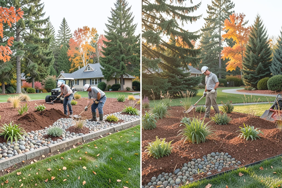 Retail Landscape Maintenance in South Prairie, Pierce County, WA - Evaluate the center's entrances, islands, and pedestrian routes