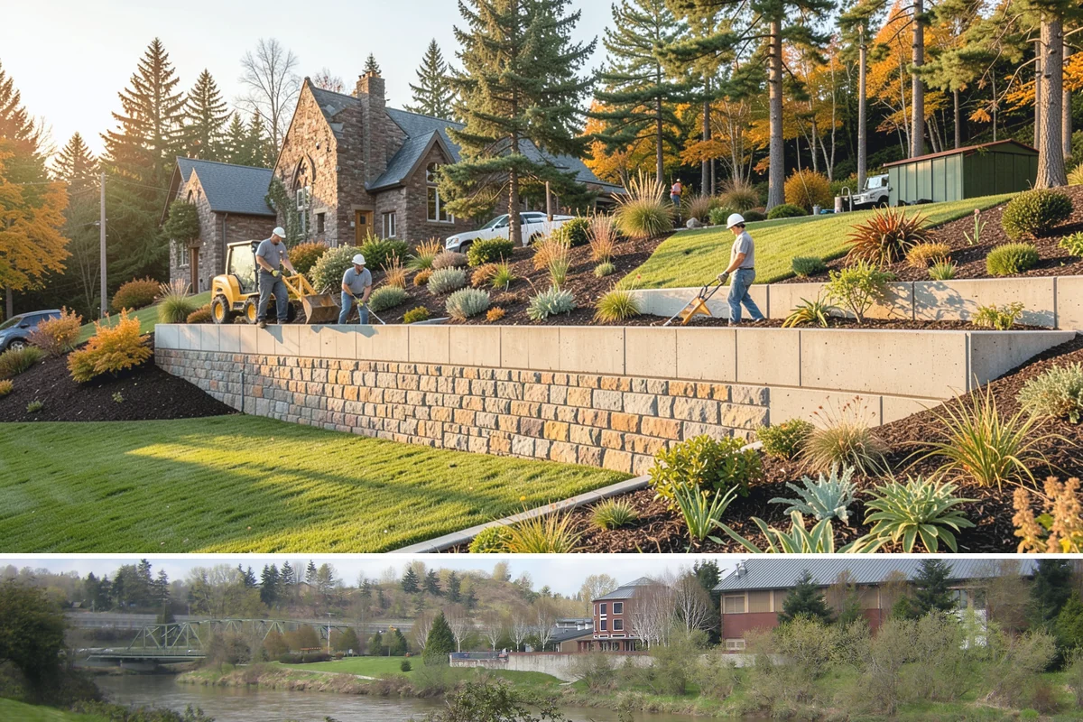 Retail Landscape Maintenance in Tukwila, King County, WA - Maintained year-round, with heavier bed and turf work in the growing season and winter emphasis on leaf removal, moss, and safe...