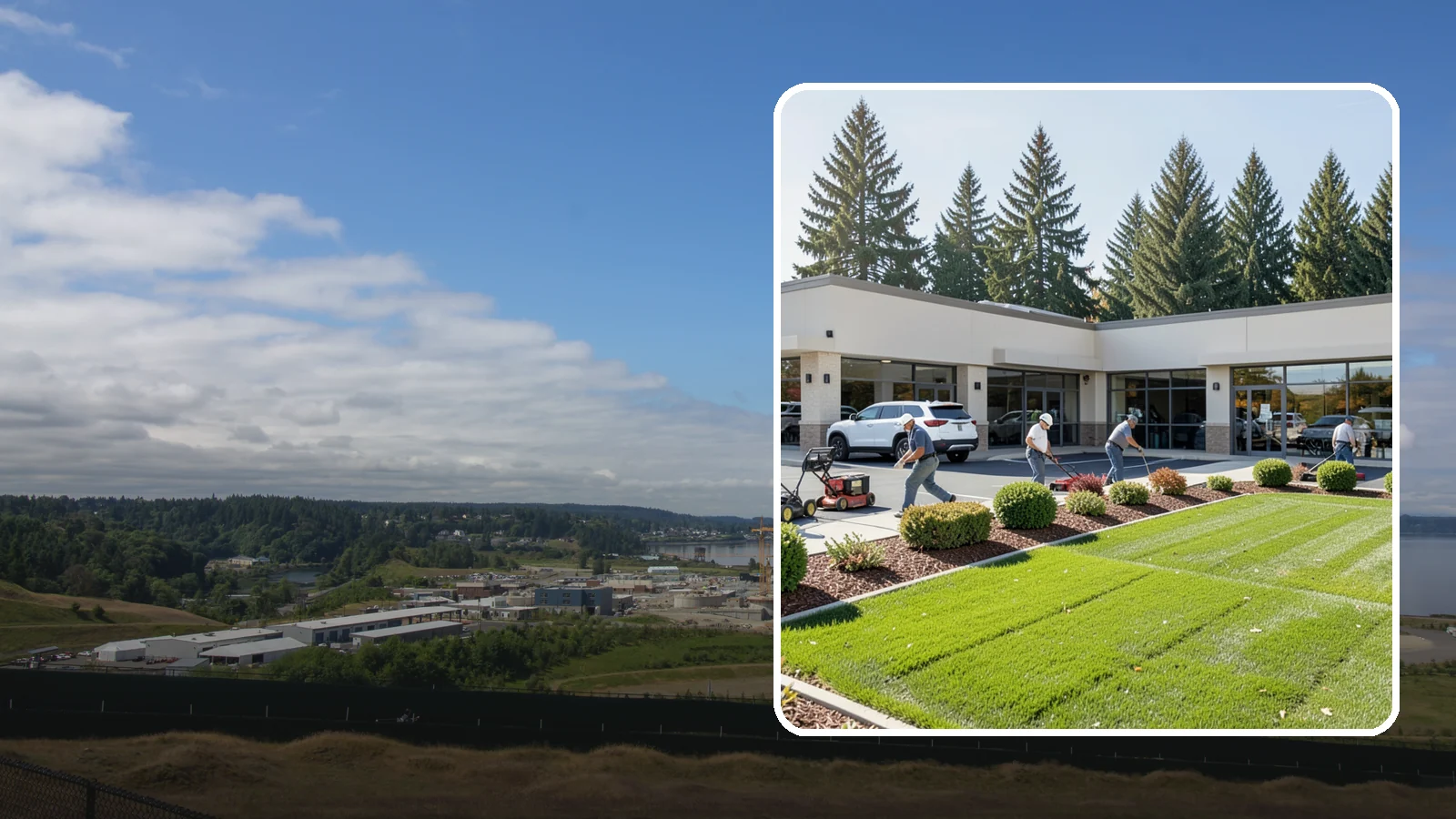 Retail Landscape Maintenance in University Place, Pierce County, WA - Storefront and shopping-center grounds care that keeps retail properties inviting, clean, and traffic-ready for shoppers.