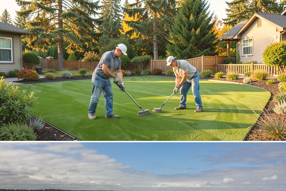 Retail Landscape Maintenance in University Place, Pierce County, WA - Maintained year-round, with heavier bed and turf work in the growing season and winter emphasis on leaf removal, moss, and safe...