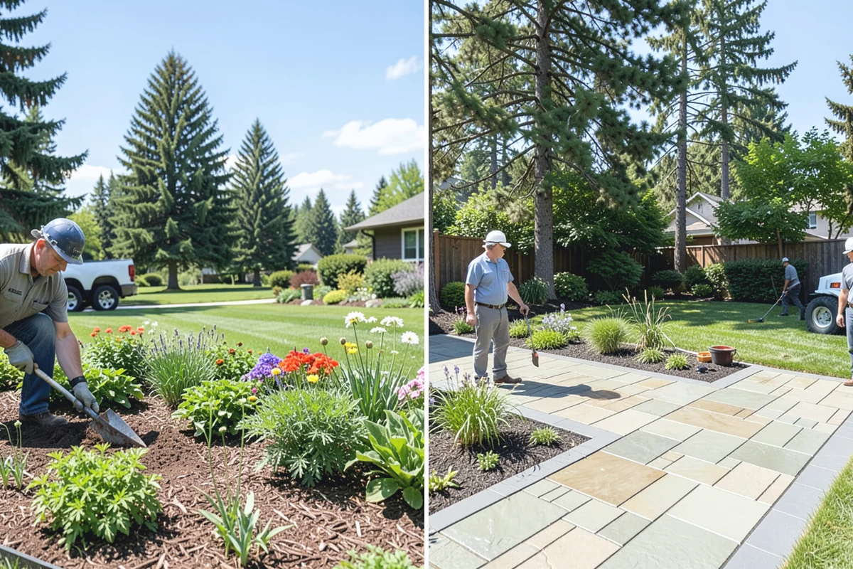 Retail Landscape Maintenance in Wilkeson, Pierce County, WA - Evaluate the center's entrances, islands, and pedestrian routes