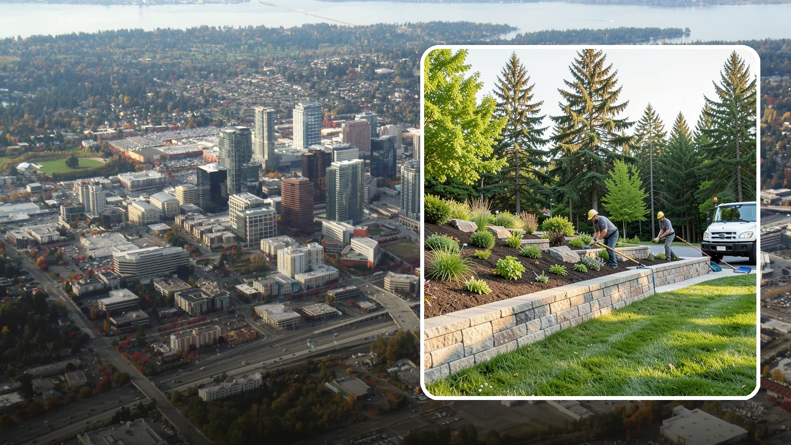 Retaining Wall Installation in Bellevue, King County, WA - Engineered retaining walls that hold back slopes, create level space, and control erosion for good.