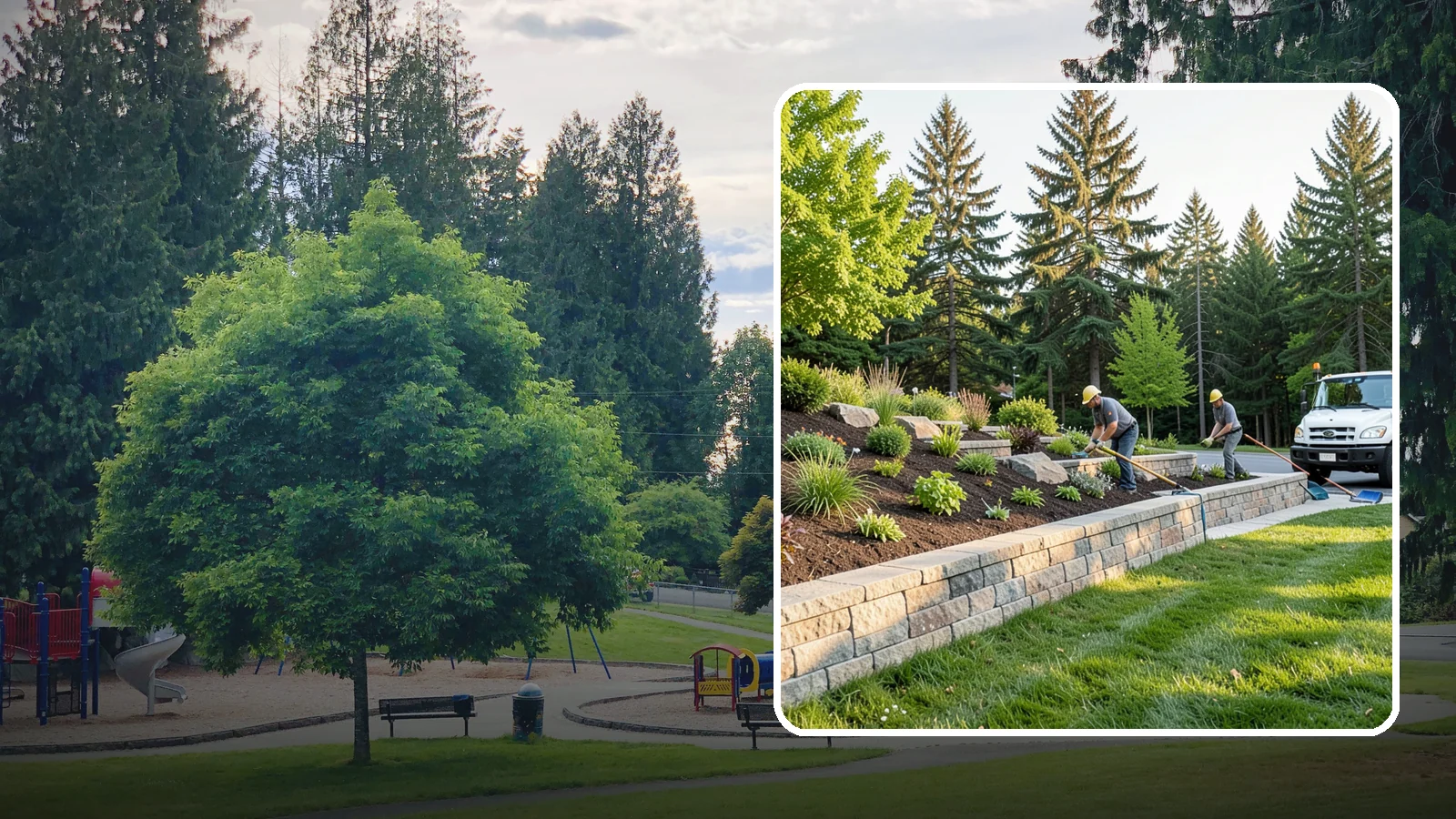 Retaining Wall Installation in Bonney Lake, Pierce County, WA - Engineered retaining walls that hold back slopes, create level space, and control erosion for good.