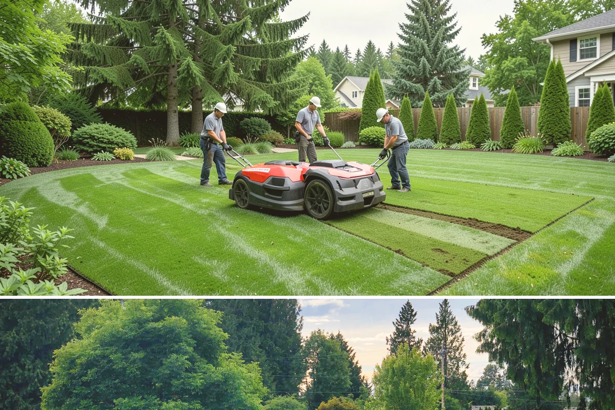 Retaining Wall Installation in Bonney Lake, Pierce County, WA - Best built spring through fall.
