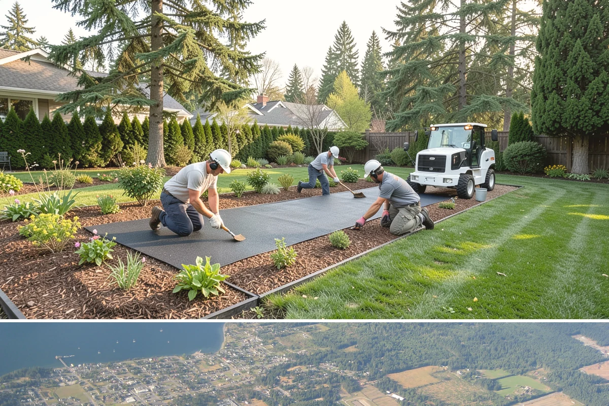 Retaining Wall Installation in Coupeville, Island County, WA - Best built spring through fall.