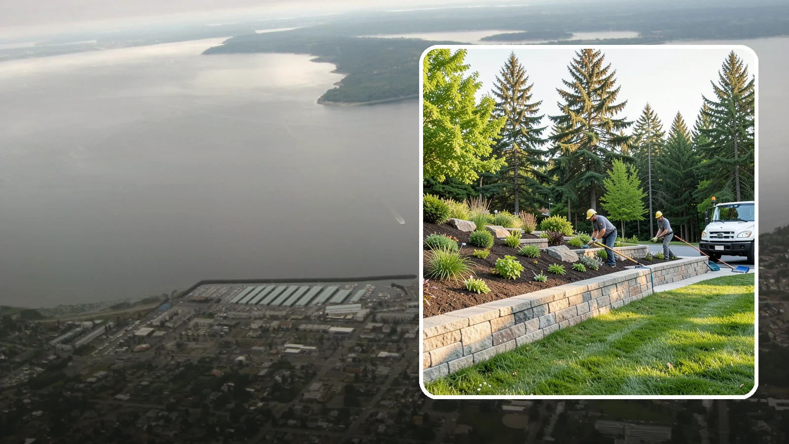 Retaining Wall Installation in Des Moines, King County, WA - Engineered retaining walls that hold back slopes, create level space, and control erosion for good.
