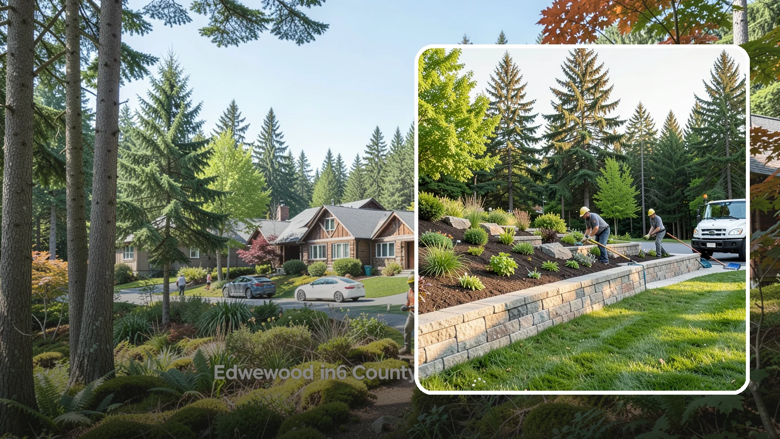 Retaining Wall Installation in Edgewood, Pierce County, WA - Engineered retaining walls that hold back slopes, create level space, and control erosion for good.