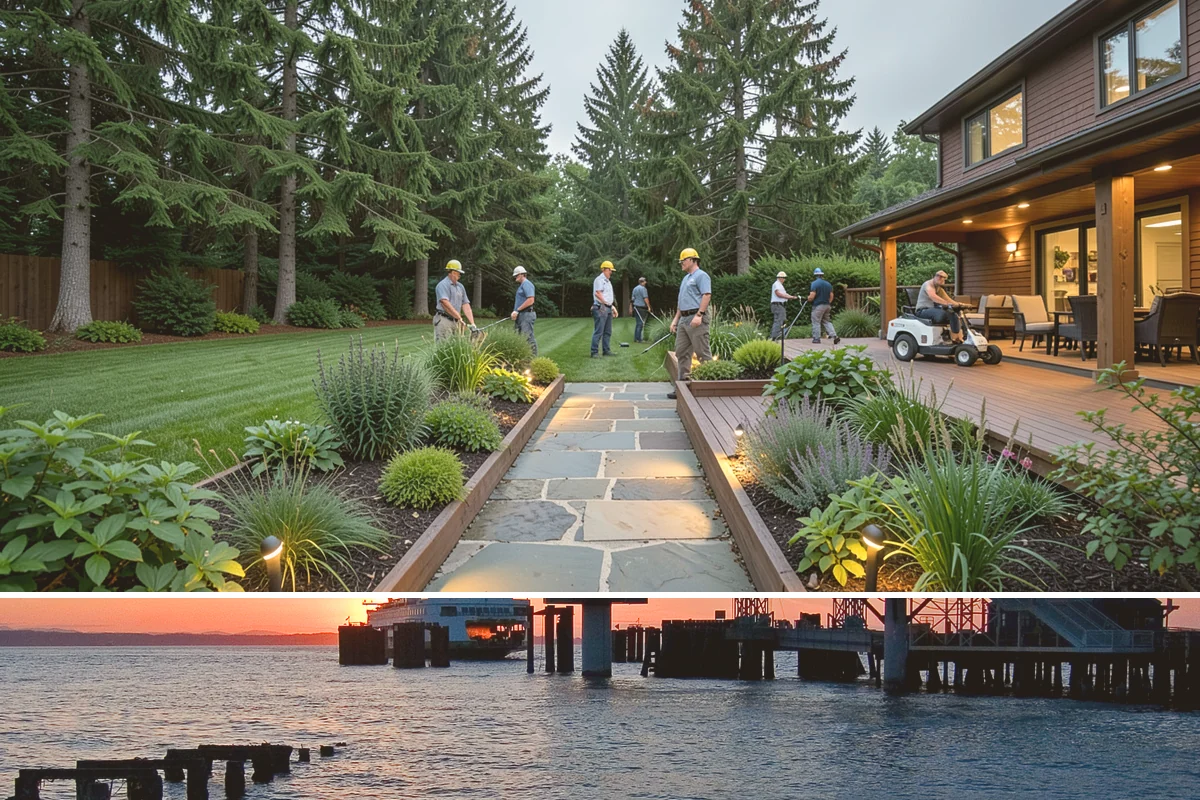 Retaining Wall Installation in Edmonds, Snohomish County, WA - Best built spring through fall.