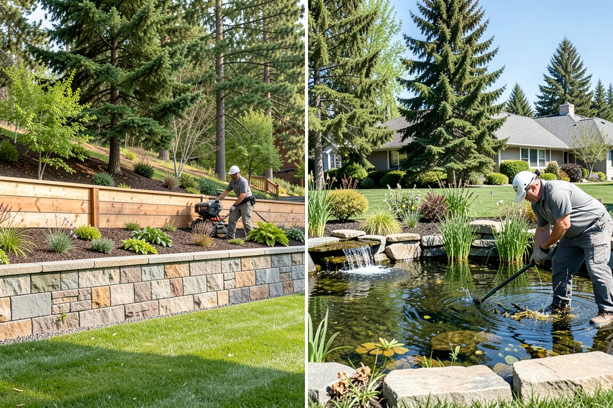 Retaining Wall Installation in Federal Way, King County, WA - Assess the slope, soil, and drainage
