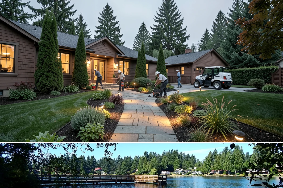 Retaining Wall Installation in Federal Way, King County, WA - Best built spring through fall.