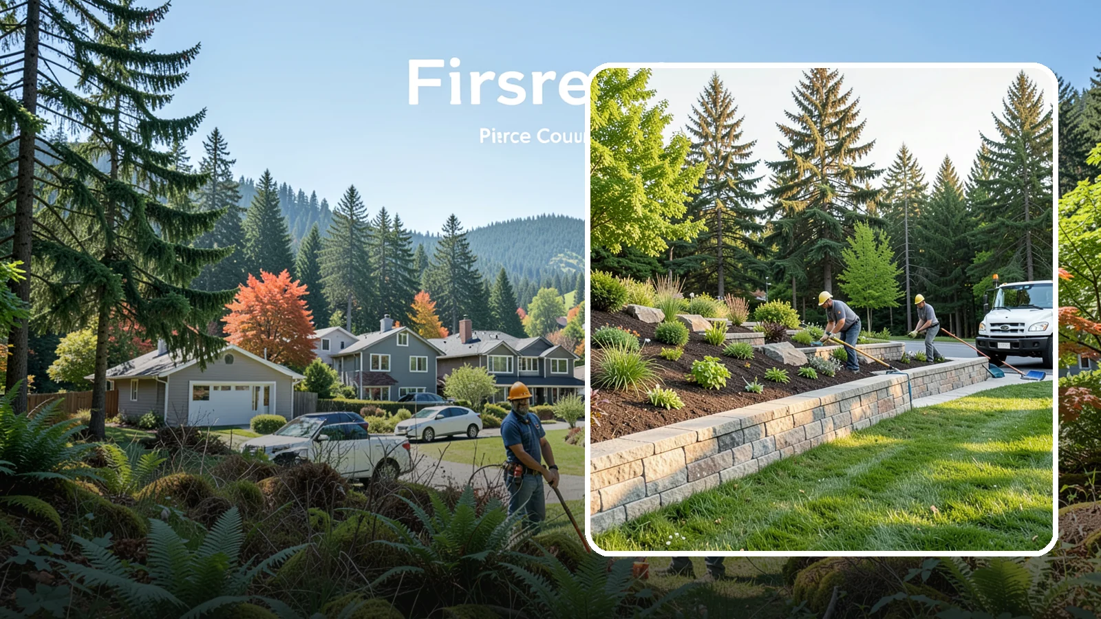 Retaining Wall Installation in Fircrest, Pierce County, WA - Engineered retaining walls that hold back slopes, create level space, and control erosion for good.