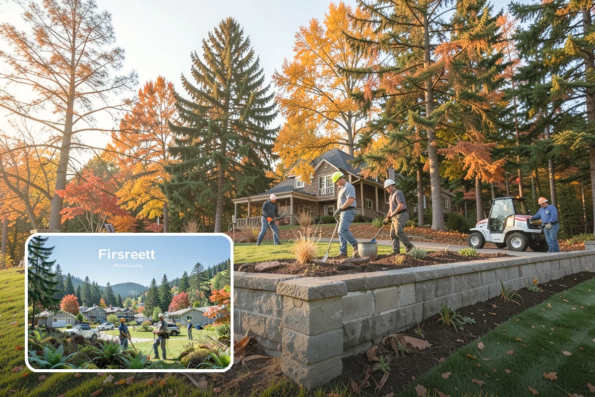 Retaining Wall Installation in Fircrest, Pierce County, WA - Holds slopes and creates level space