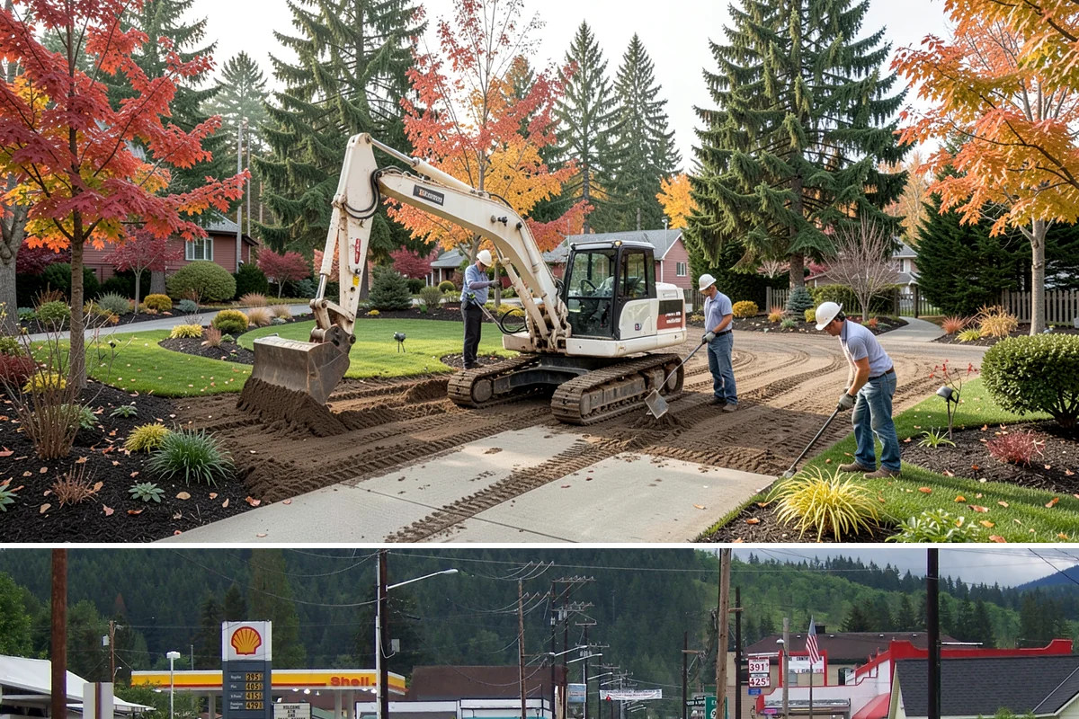 Retaining Wall Installation in Granite Falls, Snohomish County, WA - Best built spring through fall.