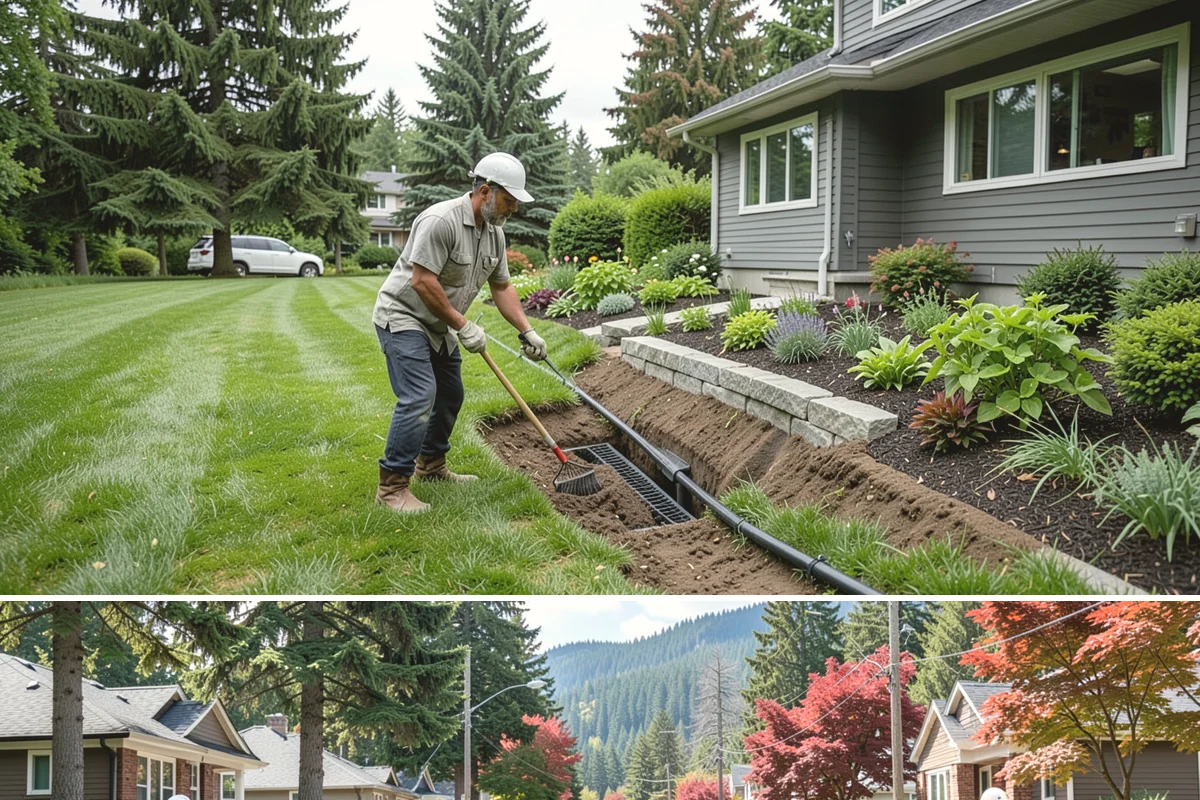 Retaining Wall Installation in Hunts Point, King County, WA - Best built spring through fall.
