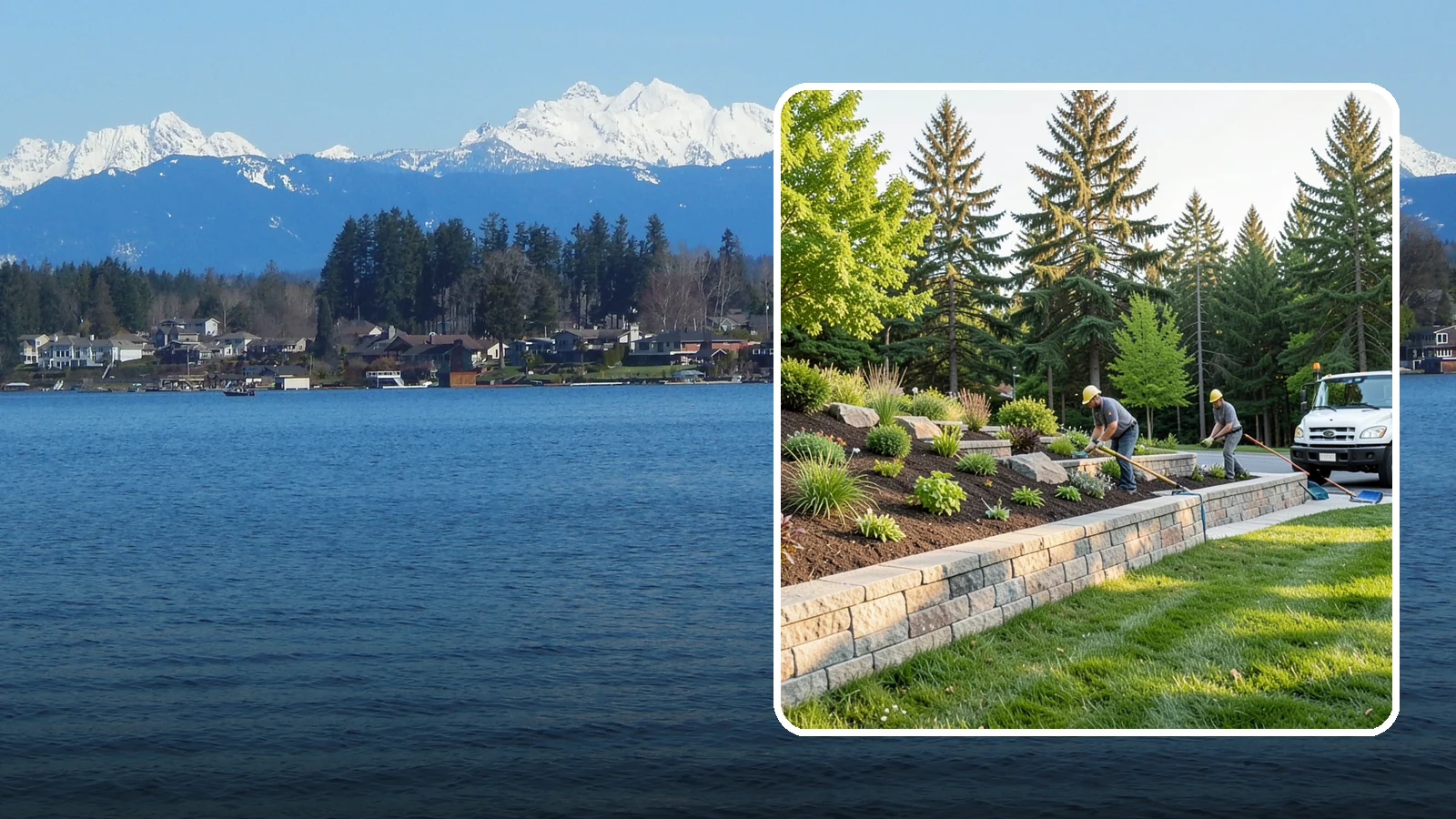Retaining Wall Installation in Lake Stevens, Snohomish County, WA - Engineered retaining walls that hold back slopes, create level space, and control erosion for good.