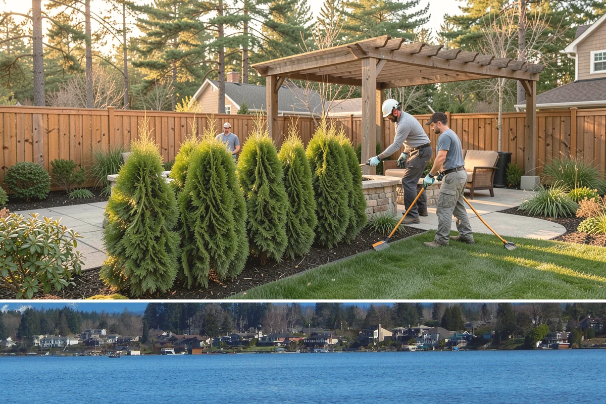 Retaining Wall Installation in Lake Stevens, Snohomish County, WA - Best built spring through fall.