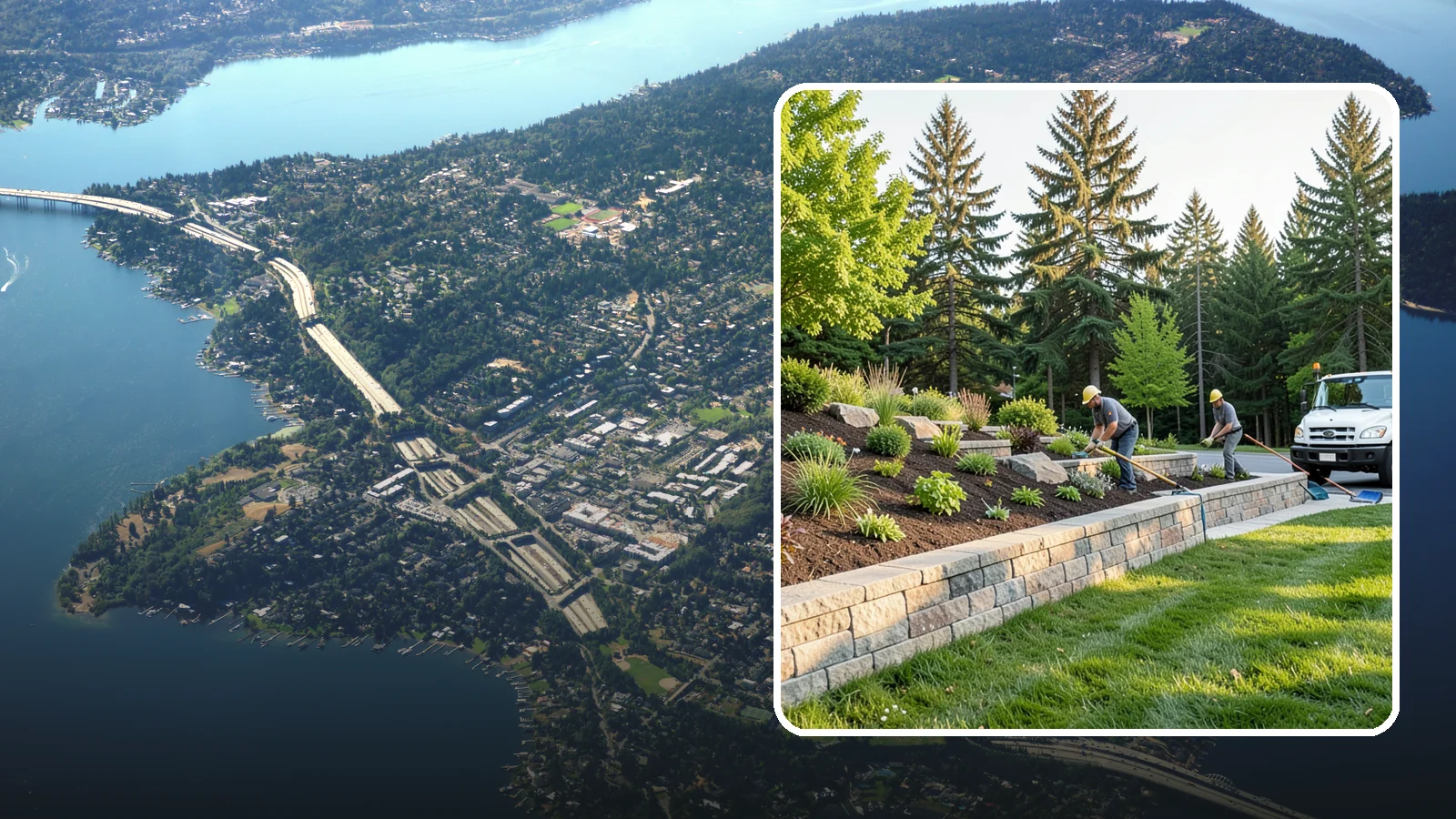 Retaining Wall Installation in Mercer Island, King County, WA - Engineered retaining walls that hold back slopes, create level space, and control erosion for good.