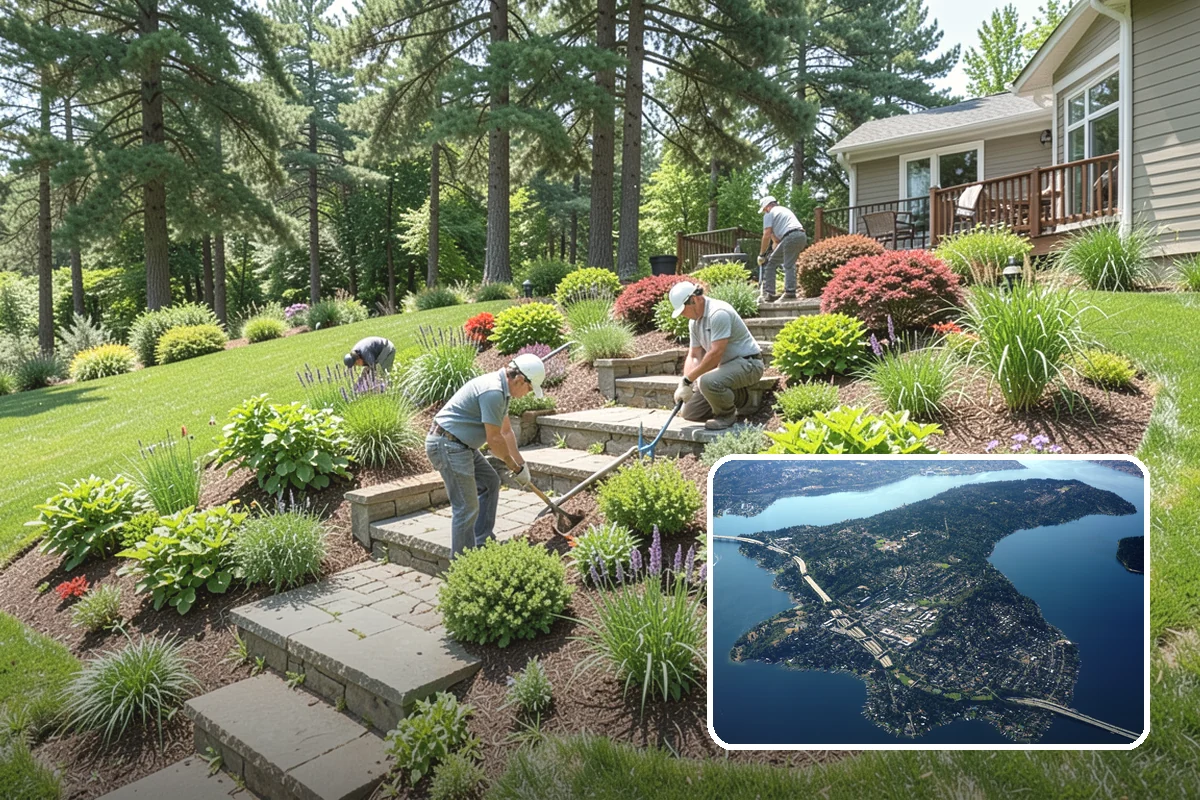 Retaining Wall Installation in Mercer Island, King County, WA - Holds slopes and creates level space
